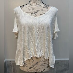 Free People Cold Shoulder Top